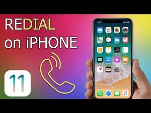 How to Redial on iPhone (iOS 11)
