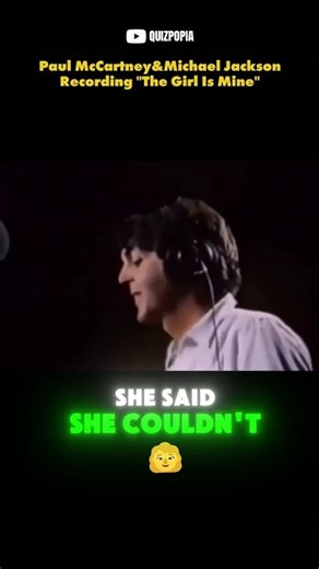 Paul McCartney & Michael Jackson Recording "The Girl Is Mine"🎤🎹