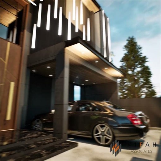 Designer House Exterior Animation