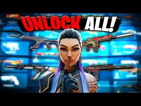 Unlocking EVERY VALORANT SKIN IN UNDER 5 MINS (100% Safe)