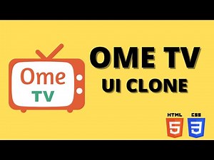 OME TV UI Clone - HTML CSS