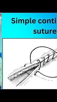 simple continuous suture | running suture | surgical skills workshop