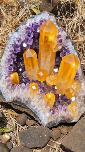 Mysterious 3-Color Crystal Found Inside Massive Volcanic Rock 💎 Nature’s Secret