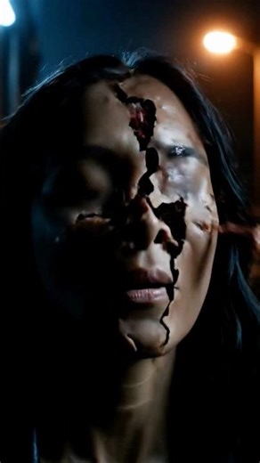 The Thing Inside Her Face Is Out! 👽 #alien #horror #scifi #scary #shorts