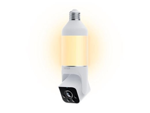 Bulb Cam Security Camera, 2K HD Outdoor Light Bulb Camera, Color Night Vision, Dimmable LED Bulb, Motion Detection, Siren Alarm, Works w/Alexa/Google Assistant. Free Expert Support - Newegg.com