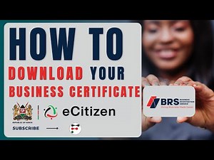 How to Download Your Business Name Registration Certificate on eCitizen BRS Portal (2025 Guide)
