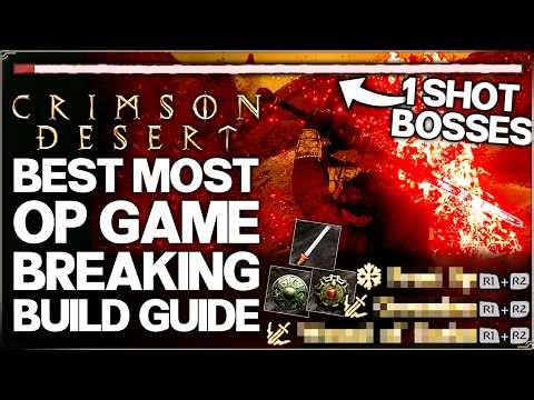 Crimson Desert - How to 1 Shot Every Boss - New Best Most OP Build in Game Weapon Abyss Gear Guide!
