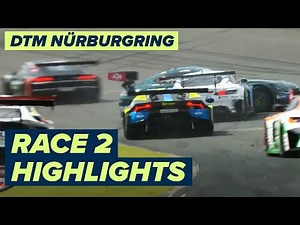 Albon wins chaotic race | DTM Nürburgring 2021 Race 2 | Highlights