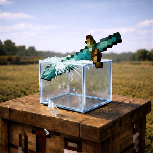 Cutting Glass Block | MINECRAFT ASMR |