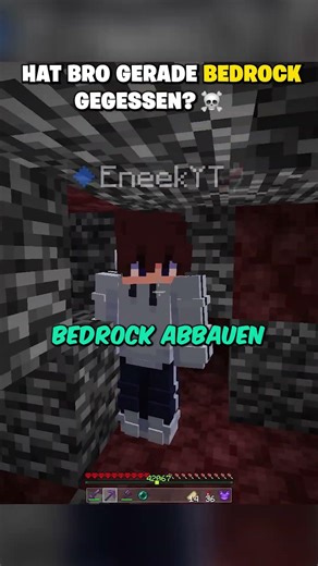 BRO zerstört BEDROCK in Minecraft 💀#minecraft #shorts