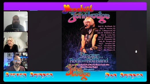 John Lodge of The Moody Blues joins us for an interview! Tune in to another great conversation about music! He has tour dates coming up on the US East Coast July-August, which you can check out at https://www.johnlodge.com/pages/tour-dates He also recently released n EP titled Love Conquers All, which you can get here: https://slinky.to/LoveConquersAll -with John Lodge | Drum Talk TV