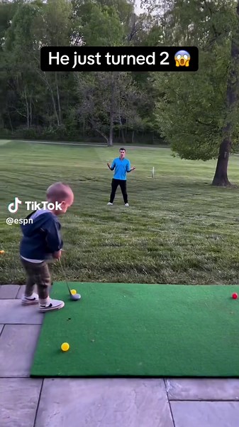 Future Golf Champion: A 2-Year-Old's Swing
