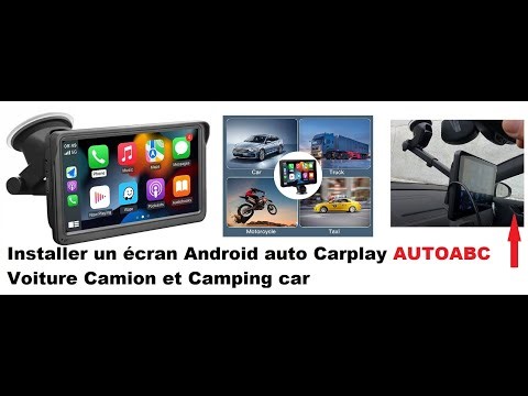 Install an Android auto screen Carplay AUTOABC Car Truck and Motorhome