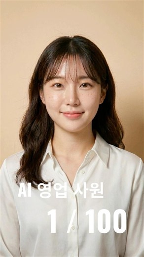 인건비 0원으로 24시간 일하는 영업사원 100명 만들기 #ai #ai영상 #ai영업사원 #ai직원 #세일즈
