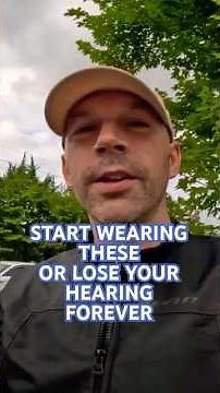 EVERY RIDE or go DEAF #motorcycle #motorcyclegear #hearingprotection #motorcyclesafety