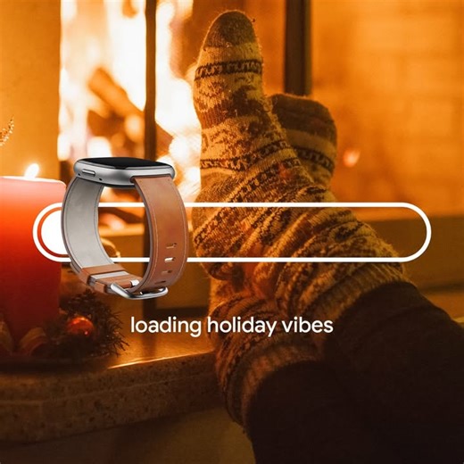 even getting festive with my wrist wrapping 🎁 | Fitbit