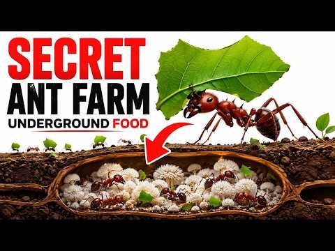 Leafcutter Ants Don’t Eat Leaves… They Farm Fungus Underground 🐜🍄