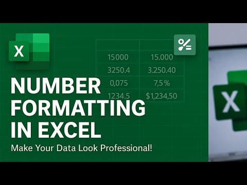 6- Mastering Number Formatting in Excel: Quick and Easy Guide for Beginners