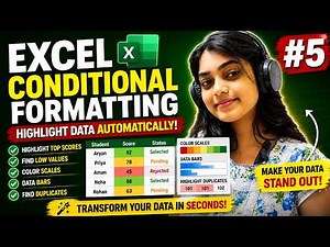Make Excel Look Amazing in 10 Minutes 🤯 | Conditional Formatting
