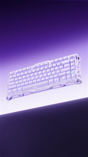 GravaStar on Instagram: "More than a color for lavender lovers 💜 The Mercury V75 HE keyboard combines dreamy purple aesthetics with pro-level gaming performance: 8Khz polling rate and 0.005mm rapid trigger. . . . . #gravastar #gravastarkeyboard #gravastarV75 #mercuryV75 #gamingkeyboard #keyboards #keeb #HEkeyboard #Halleffectkeyboard #gamingkeyboard #gamers"