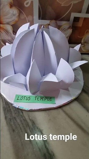 3d lotus temple model