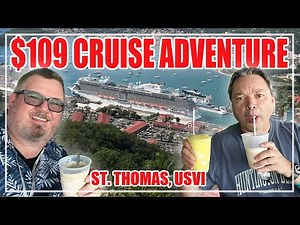 $109 Cruise Adventure in St. Thomas - Sky Princess Cruise Vlog