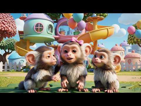 Five Little Monkeys Treehouse Lab Prank | Funny Science & Counting Song for Kids
