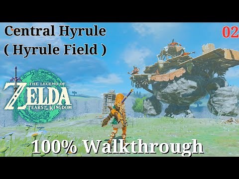 Central Hyrule ( Hyrule Castle Ruins Town ) 100% Walkthrough. zelda : tears of the kingdom surface