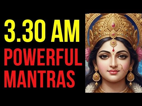 3 AM Brahma Muhurta Lakshmi Mantras to ATTRACT UNLIMITED MONEY and Abundance