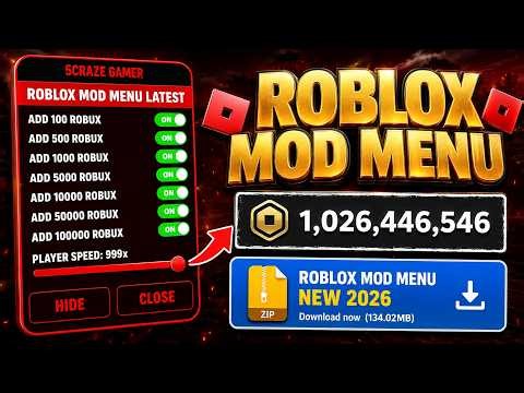 Roblox Mod Menu 2.726.1142 Unlimited Roblox | Roblox Mod Apk Unlimited Robux | Roblox Mod Menu 2026