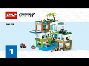 LEGO instructions - City - Town - 60365 - Apartment Building (Book 1)