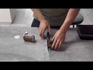How to use a rolling knife sharpener
