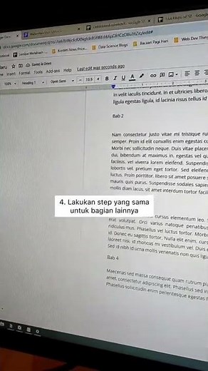 How to Create an Automatic Table of Contents in Google Docs #Shorts