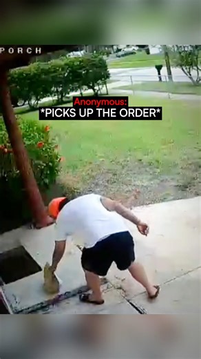 Delivery Driver Comes Back In Disguise To Steal Order