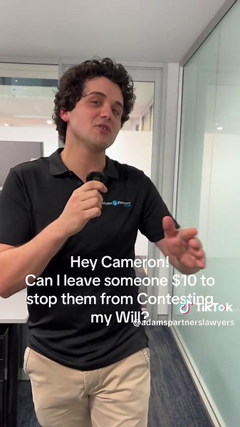 Can $10 Stop a Will Contest? Ask Cameron!