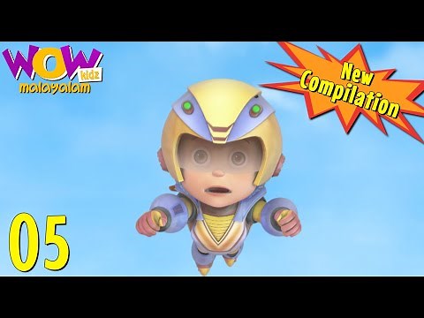 Vir the robot boy | Malayalam Cartoon |New Compilation 05| Malayalam Moral Stories |Malayalam Story