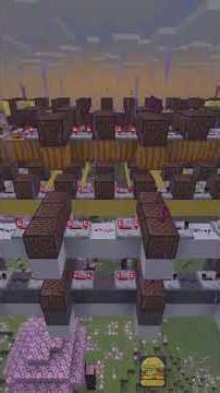 Thunderstruck by AC/DC - Minecraft note block cover #noteblocksong #redstone