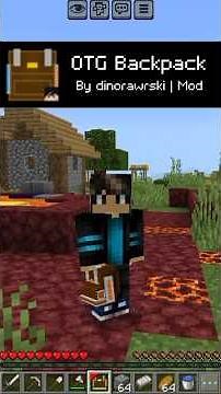 Inventory Full? Try THIS 😳 #minecraft #mcpe #mcpemods #minecraftmods #minecraftpe #minecraftpemods