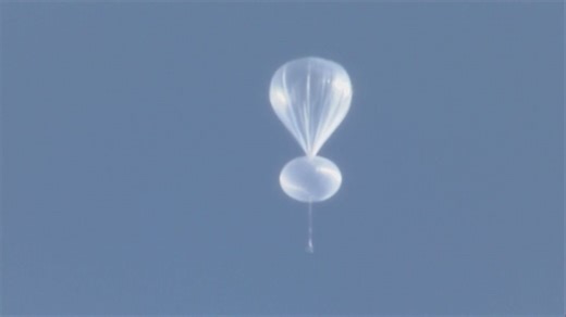 What is the balloon flying above Colorado?