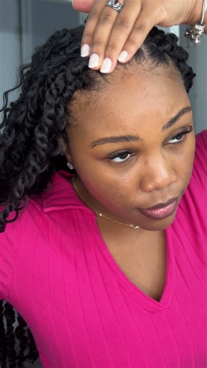 Protective Style Scalp Refresh Routine | Mielle Daily Refresher Spray #shorts