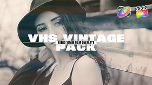 VHS Vintage And Retro 16mm Film Overlays | FCPX