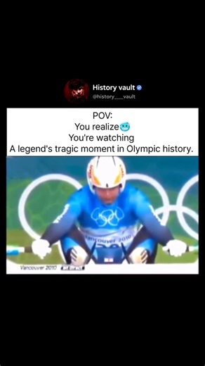 History vault on Instagram: "On February 12, 2010, 21-year-old Georgian luger Nodar Kumaritashvili died in a horrifying accident during a training run at the Whistler Sliding Centre, just hours before the Vancouver Winter Olympics opening. Traveling at nearly 90 mph on the fastest track ever built, Kumaritashvili lost control near the finish, was violently ejected from his sled, and slammed into an unprotected steel support beam. He suffered catastrophic injuries and was pronounced dead on the s