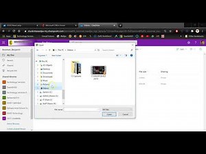 How to share a large file with a OneDrive share link