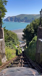 33K views · 980 reactions | Lynton and Lynmouth funicular Cliff Railway opened in 1890 and is the highest and the steepest totally water powered railway in the world! The Cliff Railway is in the heart of Exmoor National Park and connects the twin towns of Lynton and Lynmouth providing stunning coastal views that will be the highlight of any visit. #lyntonandlynmouth #devon #virals #beautifuldestinations #devoncoastline | Beauty of the World | Facebook