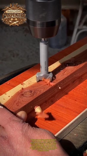 Perfect Flat-Bottom Holes Fast! Woodworking Hack #DIY #Tools #Woodworking Using Forstner Bit Pro!!