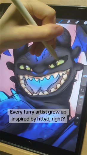 alpha toothless bb 🖤 #toothless #httyd #furry #art #drawings digital painting, artworks, drawing, dragon art, artists, toothless, fantasy illustration, comic art