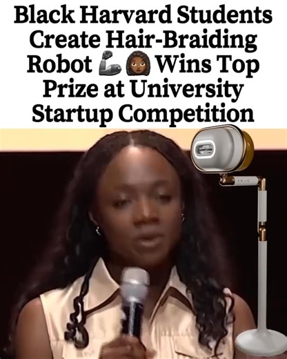 This is ingenious!! Repost from @blacklovepage • 🙌🏾 Harvard students Yinka Ogunbiyi and David Afolabi just made history with the “Halo Braid” — a hair-braiding robot that helps stylists save time, protect their hands, and make braiding faster, easier, and joyful! 💫 Their invention won big at Harvard Innovation Labs, proving that Black brilliance and beauty tech are the future. 💅🏾🤖 via @emp.press Tag a hairstylist who’d LOVE this! 🔥 @harvardinnovationlabs @halo.braid | Randi B