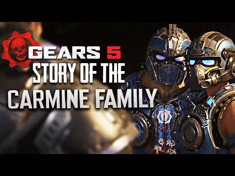Gears 5 - The Story of the Carmine Family // All Clayton + Lizzie Scenes