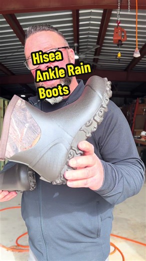 Stay dry and comfortable with these HISEA waterproof ankle rain boots — perfect for mud, chores, lawn work, and everyday outdoor jobs. Durable, slip-resistant, and built for tough conditions. #huntinggear #OutdoorGear #RainBoots #FarmLife #TikTokFinds