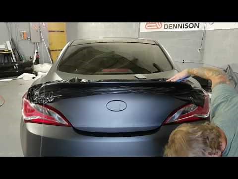 How to vinyl wrap a rear spoiler. Wrapping a rear spoiler by @ckwraps